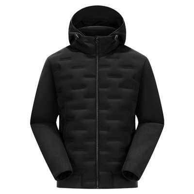 Hybrid down jacket